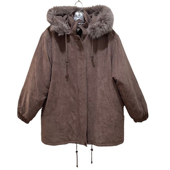 Bromley Sport Jackets & Coats Bromley Sport Jacket Faux Fur Hood
